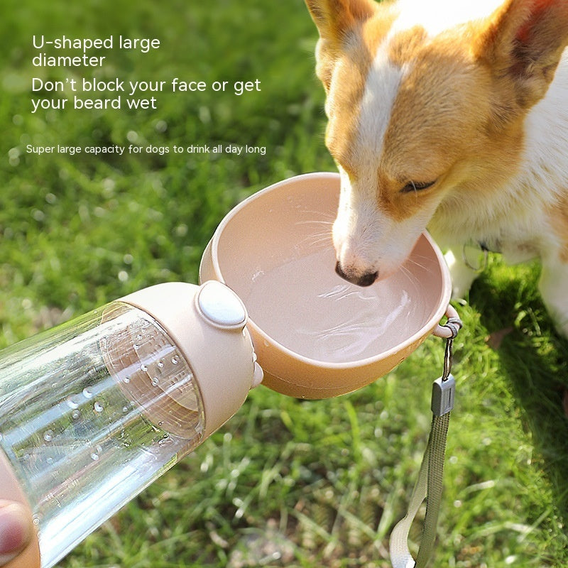 2-in-1 Dog Water & Food Bottle