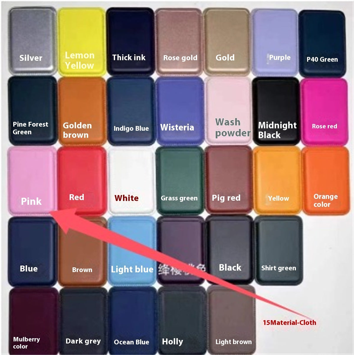 For Magsafe Magnetic Luxury Leather Card Holder Wallet Case For 14 Pro Max 13 12 Phone Bag Adsorption Accessories Cover