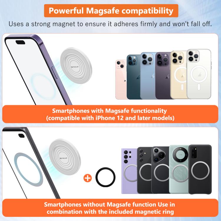 Mobile Phone MagSafe Magnetic Makeup Mirror Rear Camera Video Selfie Mirror