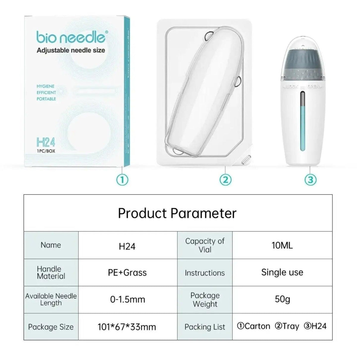 Ammuri Aesthetic Derma Roller System | At-Home Microneedling Tool