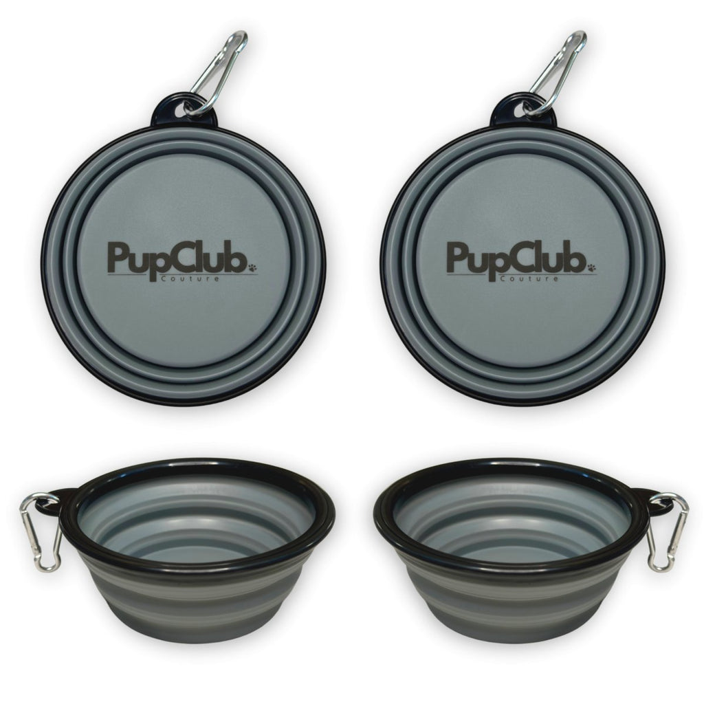 Collapsible Travel Bowl – Grey