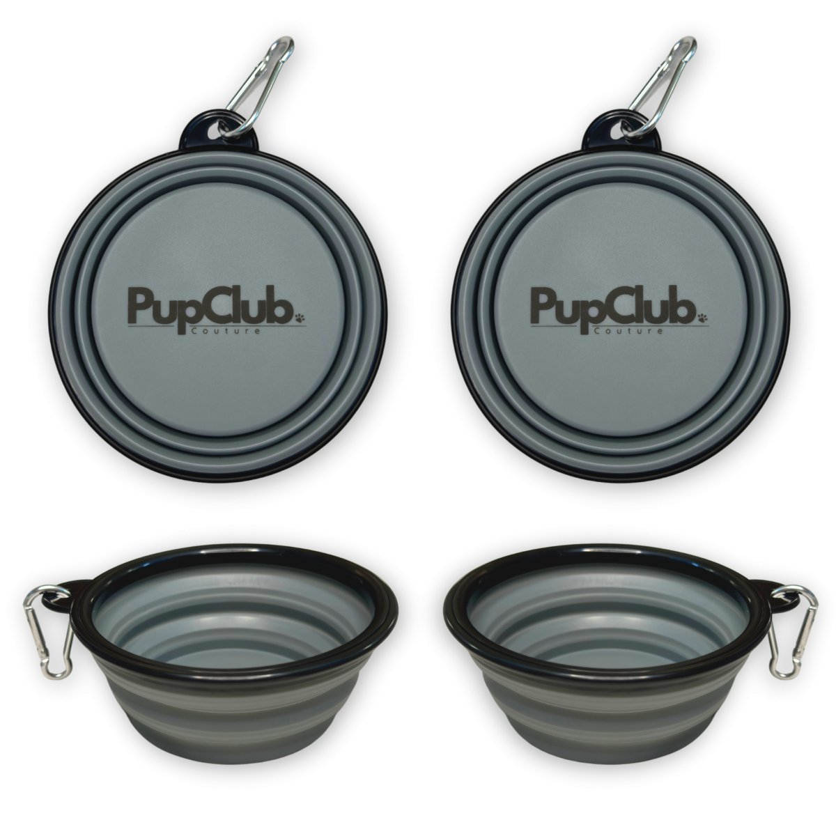 Collapsible Travel Bowl – Grey