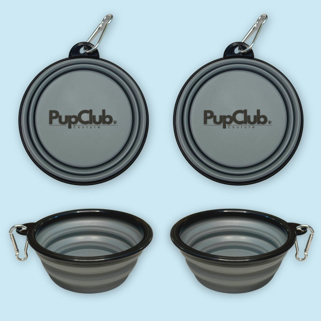 Collapsible Travel Bowl – Grey
